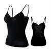 Hot Sold Fashion Women Camisole With Built In Shelf Bra Adjustable Spaghetti Strap Vest White Soft Tank Casual Top Nude Lady