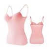 Hot Sold Fashion Women Camisole With Built In Shelf Bra Adjustable Spaghetti Strap Vest White Soft Tank Casual Top Nude Lady