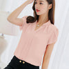 Hot Summer 2022 Plus Size S-8XL Female Big Sizes Short Sleeve Shirt Fashion Bodycon Casual Chiffon Blouse Tops