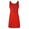 Hot Summer Casual Women Fashion Zipper Vest Dresses Sleeveless Strap Sundress Slim Sexy Party Bodycon Short Dress WS8585o