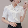 Hot Summer Women Blouses 2022 Plus Size 3XL Blusa White Shirt Big Sizes Blusas Short Sleeve Shirts Leisure Chiffon Blouse Tops