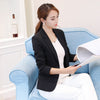 Hot Women Long Sleeve Single Button Blazers Outwear 2022 Spring Autumn Elegant  Style Pink Female Black Suit Blazers Y863