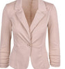 Hot selling  Womens Blazer Jacket Long Sleeve Candy Button
