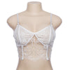 Hubcitar spaghetti straos lace see-through V-neck sexy crop tops 2108 women lingerie fashion camis