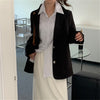 HziriP Autumn OL Casual Women Blazers Stylish  2022 Lady OL Loose Chic Elegant Work Wear High Street Coats