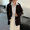 HziriP Autumn OL Casual Women Blazers Stylish  2022 Lady OL Loose Chic Elegant Work Wear High Street Coats