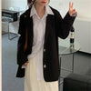 HziriP Autumn OL Casual Women Blazers Stylish  2022 Lady OL Loose Chic Elegant Work Wear High Street Coats