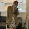 HziriP Casual Blazers Women Khaki Plus Size Stylish Elegant Formal Loose-Fitting High Street 2022 Chic Autumn Lady Gentle Coats