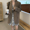 HziriP Casual Blazers Women Khaki Plus Size Stylish Elegant Formal Loose-Fitting High Street 2022 Chic Autumn Lady Gentle Coats