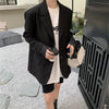 HziriP Casual Blazers Women Khaki Plus Size Stylish Elegant Formal Loose-Fitting High Street 2022 Chic Autumn Lady Gentle Coats