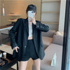 HziriP Casual Femme Blazers Pure Color 2022 OL Autumn Women Elegant Slim OL Streetwear Chic Lady Loose Mujer Jackets