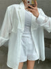 HziriP Elegant Loose Full Sleeve Sunscreen Women Blazers Thin Summer 2023 Casual Lady Chic All Match High Street Jackets