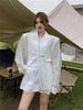 HziriP Elegant Loose Full Sleeve Sunscreen Women Blazers Thin Summer 2023 Casual Lady Chic All Match High Street Jackets