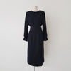 HziriP Minimalist Maxi Dress women 2022 Autumn Winter Bottoming Dress Elegant OL Long Sleeve Package Hip Dresses
