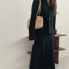 HziriP  Gentle Sweet Slim Suits Casual Solid Chic OL Blazers Autumn Lady High Waist A-line Skirts Two Pieces Sets