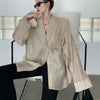 HziriP Sunscreen Retro Femme Blazers Vintage 2022 Casual Women Full Sleeves Loose Autumn Chic Office Lady Jackets Tops OL Coats