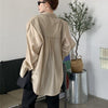 HziriP Sunscreen Retro Femme Blazers Vintage 2022 Casual Women Full Sleeves Loose Autumn Chic Office Lady Jackets Tops OL Coats