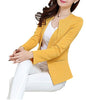 IMC New Fashion Spring Women Slim Blazer feminino Coat Casual Jacket Long Sleeve One Button Suit White Ladies Blazers Work Wear