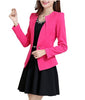 IMC New Fashion Spring Women Slim Blazer feminino Coat Casual Jacket Long Sleeve One Button Suit White Ladies Blazers Work Wear