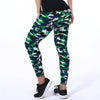 Women Leopard Womens Nine Leggings Graffiti Style 2022 Pants Elastic Camouflage Stretch Cotton Trouser Army Deporte