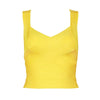 New Sexy Bandage Women's Summer Crop Top Elastic Spaghetti Strap Tank Top V-Neck Lady's Camis Vest