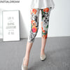 Brand Leggings Summer Women High Waist Elastic Trousers Women Pants Printed Stretch Leggings Calzas Mujer Leggins