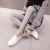 Large Size S-5XL Slim Cotton Women Leggings Side Letter Webbing Casual Legging Pencil Pant Plump Female Clothing
