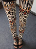 Multiple Leopard Leggings Print Fashion Skinny Pants Womens Leggins Elastic Calca Legging Feminina Workout Pants