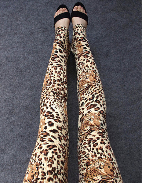 Multiple Leopard Leggings Print Fashion Skinny Pants Womens Leggins Elastic Calca Legging Feminina Workout Pants