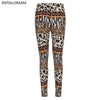 Women Leopard Print Leggings Spring and Autumn High Elasticity Pant Leggins High Waist Soft Woman Leggings