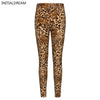 Women Leopard Print Leggings Spring and Autumn High Elasticity Pant Leggins High Waist Soft Woman Leggings