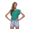 Fashion Summer Women blouses Sleeveless SOLID Chiffon Shirt O-Neck Tops Blouses women blouses 2022 tunique femme