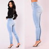 ITFABS s Women Lady Denim Skinny Pants High Waist Stretch Jeans Slim Pencil Jeans Women Casual Jeans