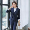 IZICFLY Spring Fall Style Office Elegant Ladies Suits Formal Set Skirt And Blazer Blue Striped Business Women Work Wear-3 Piece