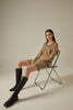 Ice Knitted Tow Piece Tracksuit  Designer Sweater Suit Casual Spring/Autumn Loungewear V Neck Top Short Pants Minimalist