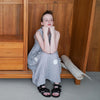 Imakokoni blue and white striped sleeveless dress original design mid-length female summer 2022  182366
