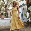 Independent research design of women's 2022 suspender Floral Dress woman women dresses gallus sexy Casual elegance