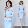 Interview suits female ladies blazer skirt suit female women 2023 office uniform designs women business suit AA4294