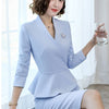 Interview suits female ladies blazer skirt suit female women 2023 office uniform designs women business suit AA4294
