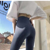Irregular Single-breasted Skinny Jeans Woman Elastic Denim Blue Pencil Pants Woman Korean Slim High Waisted Mom Jeans Woman