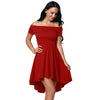 Irregularities Sexy Dress Women Little Black Dress Off Shoulder White Yellow Mini Dress Party Purple Elegant 2022 New Fashion