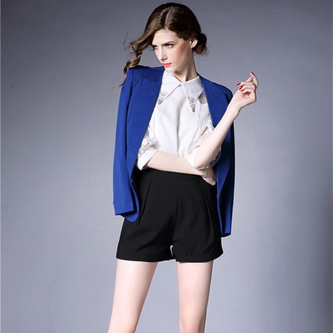 J41544 Fashion New Arrival Blue Women Blazer High Quality S M Size Women Fashion Blazers and Jackets Ofiice Lady Business Suit