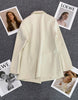 JIAHENG MUMU Spring Blazers Women Solid Loose Double Breasted Office Ladies Simple Leisure Streetwear Temperament Autumn Jacket