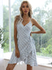 JIM & NORA Summer Sexy Spaghetti Strap Women A-Line Camisole Dress Sweet Elegant Floral Ruffles Chic Flowers Mini Dresses