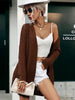 JIM & NORA Women Long Sleeve Soild Colour Loose Knit Cardigan Casual Female Autumn Outdoor Wear Cardigans Sweater Coat