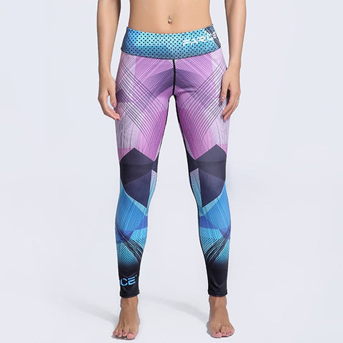 New S-3XL Fitness Leggings Large Size Women Printed Slim Legging Workout Clothes High Elastic Sportswear Ropa Mujer