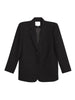 JMPRS Blazers Women Chic Single Breasted Black Coats Notched Collar Suit  Office Ladies Jacket Long Sleeve Outwear