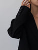 JMPRS Blazers Women Chic Single Breasted Black Coats Notched Collar Suit  Office Ladies Jacket Long Sleeve Outwear