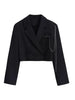 JMPRS Summer Women Thin Blazer Button Streetwear Long Sleeve Fall Crop Jacket Loos All-match Elegant Ladies Suit Coat