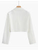 JMPRS Summer Women Thin Blazer Button Streetwear Long Sleeve Fall Crop Jacket Loos All-match Elegant Ladies Suit Coat
